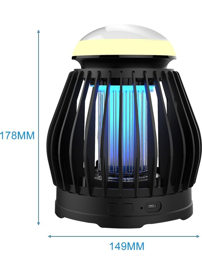 مصباح LED ليلي صغير قاتلٌ للبعوض مزود بمنفذ USB أزرق  - Image 3