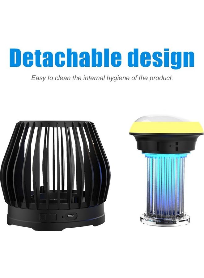 مصباح LED ليلي صغير قاتلٌ للبعوض مزود بمنفذ USB أزرق  - Image 4