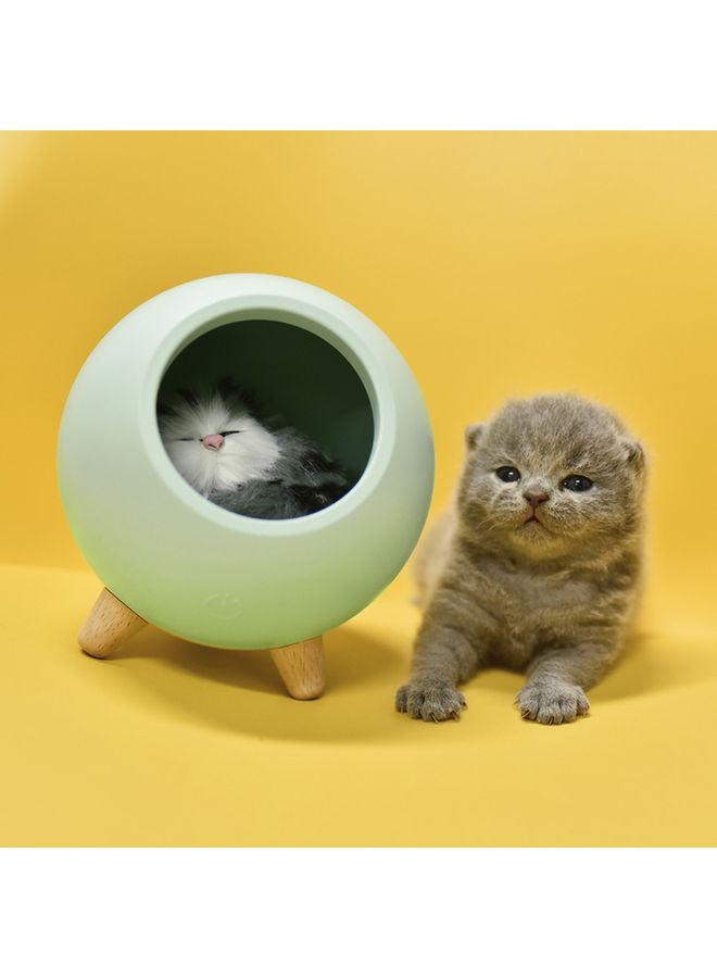 Cat Pet House Ambience Lamp Blue  - Image 3