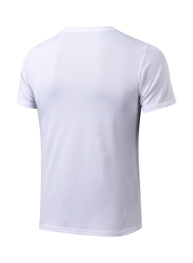 Generic Men Sports O Neck Short Sleeve Stretchy T- Shirt  - Image 2