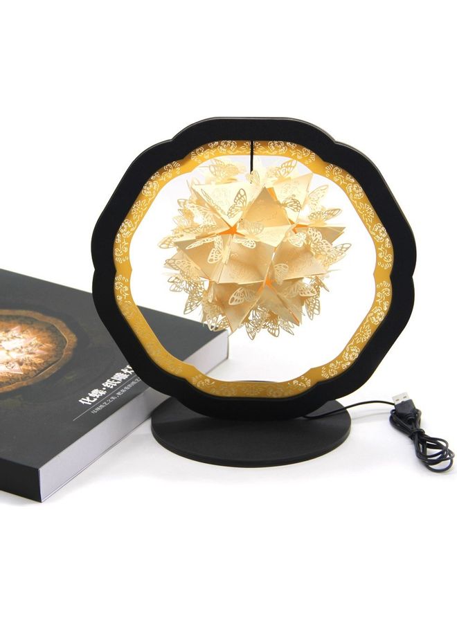 Stereoscopic Paper Carving LED Desk Lamp Warm White - Image 4