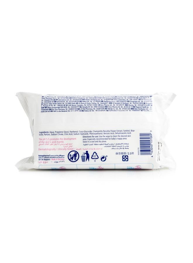 سيباميد مناديل مبللة ومنظفة للبشرة الحساسة للأطفال، مجموعة من قطعتين من 25 منديلاً لكل منها بإجمالي 50 منديلاً - Image 2