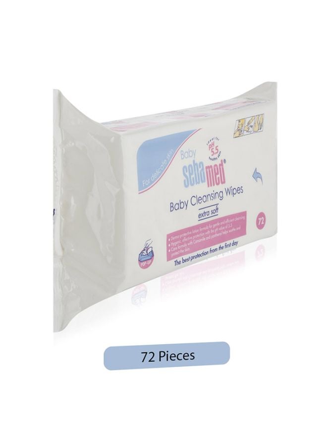 سيباميد مناديل مبللة ومنظفة للبشرة الحساسة للأطفال، مجموعة من قطعتين من 25 منديلاً لكل منها بإجمالي 50 منديلاً - Image 3