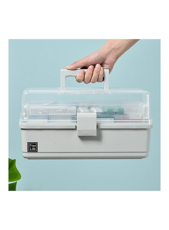 Multilayer Large Capacity Medicine Cabine Multicolour 33*18*17cm - Image 3