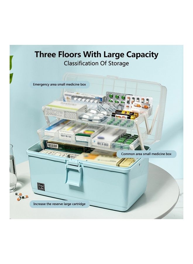 Multilayer Large Capacity Medicine Cabine Multicolour 33*18*17cm - Image 4
