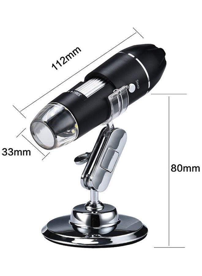 Generic - 3-In-1 Digital Microscope With 1000x Magnification Black - Image 1