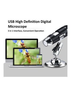 Generic 3-In-1 Digital Microscope With 1000x Magnification Black  - Image 4