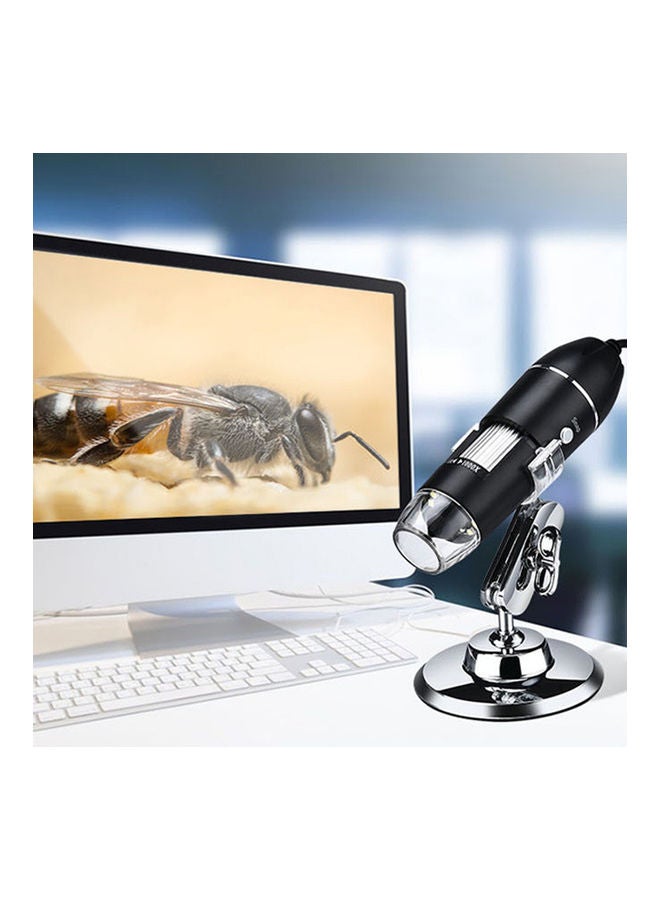 Generic - 3-In-1 Digital Microscope With 1000x Magnification Black - Image 1