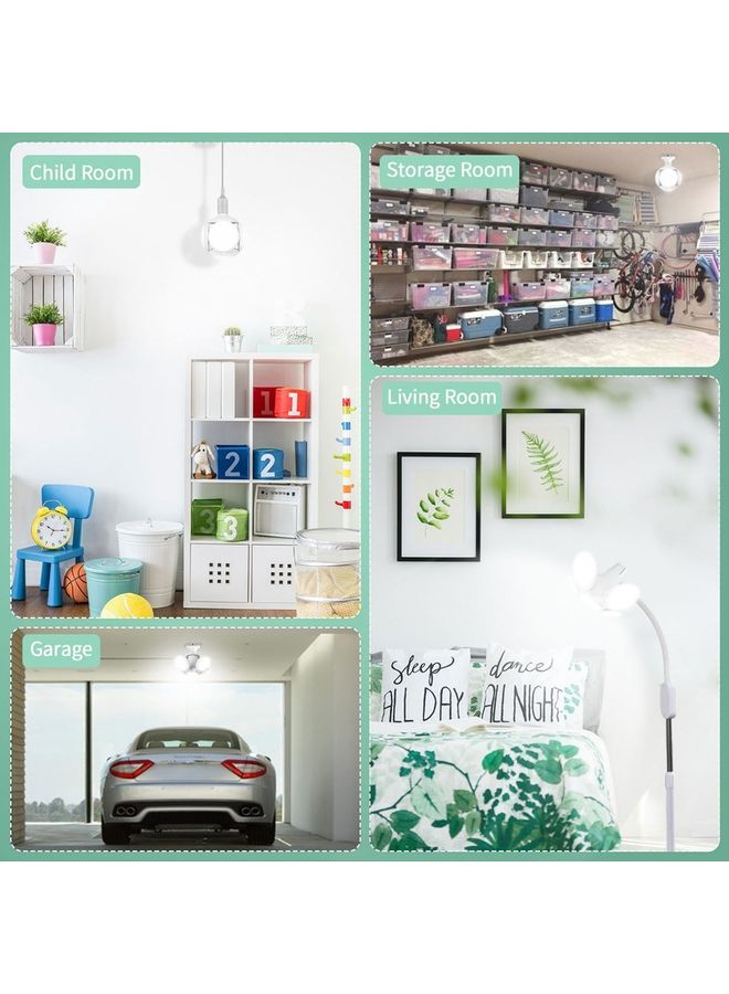 مصباح لوحي مزود بعدد 4 ألواح قابلة للتعديل بقدرة 40 وات أبيض - Image 2