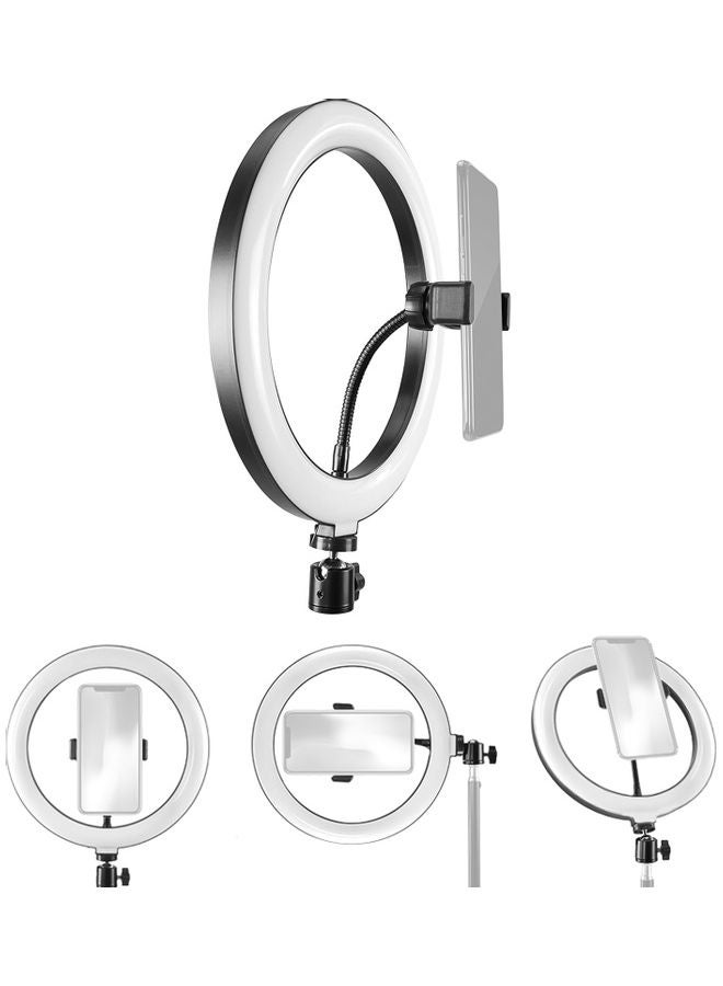 LED Ring Light With Phone Clamp Warm White - Image 4