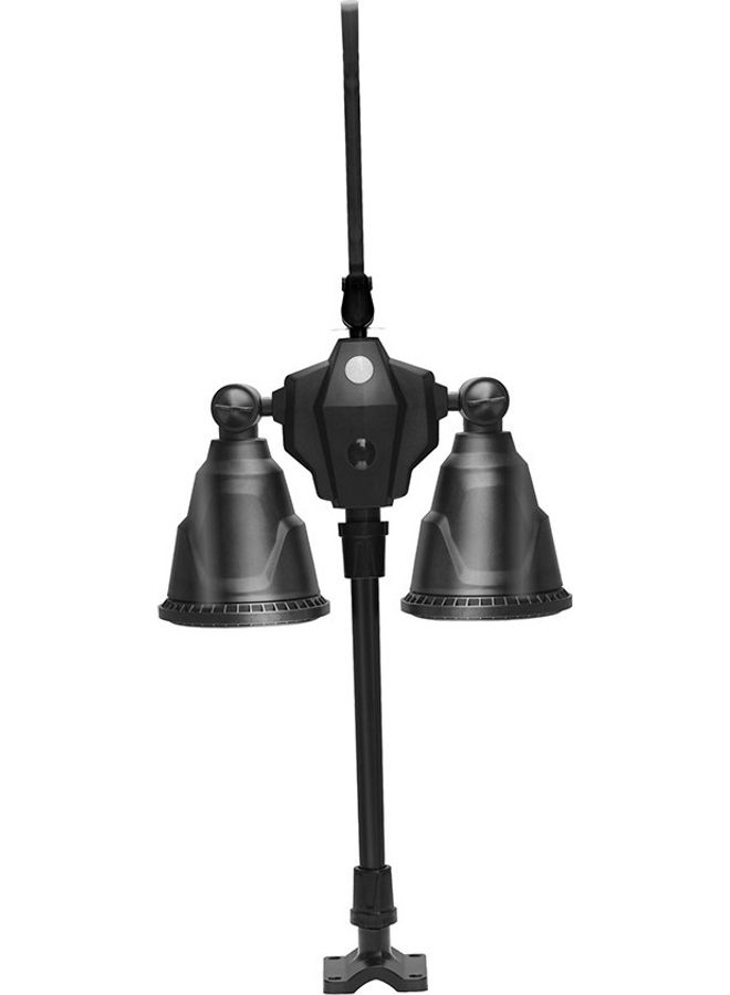 مصباح إضاءة مركزة برأس مزدوج يعمل بالطاقة الشمسية أبيض دافئ - Image 2