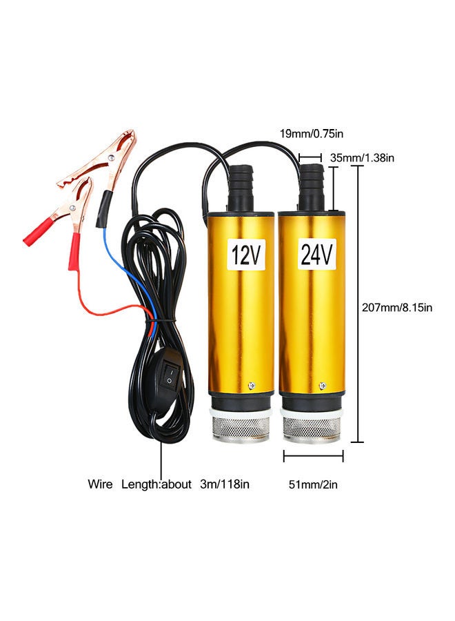 60W DC 12V Submersible Pump Silver 20.00x11x5.5cm - v1620757853/N47406043A_6