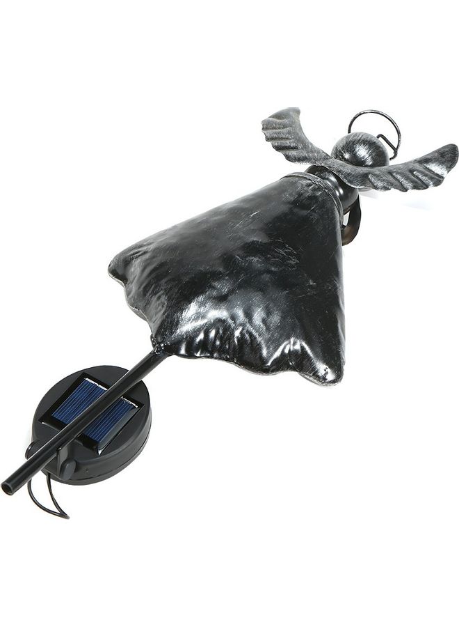 Generic Solar Iron Simulate Flame Inserted Lamp Blue 42x18x12cm  - Image 2