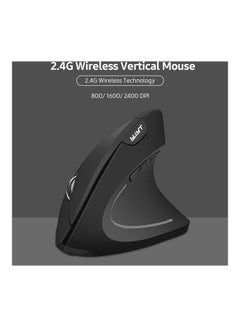 YWYT 2.4G Wireless Vertical Optical Mouse With USB Receiver Black  - Image 4