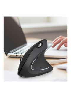 YWYT 2.4G Wireless Vertical Optical Mouse With USB Receiver Black  - Image 3