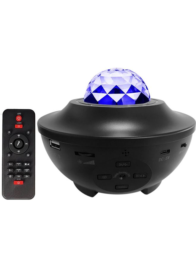Generic - Starry Projector Light LED Night Lamp with Remote Control Multicolour - Image 1