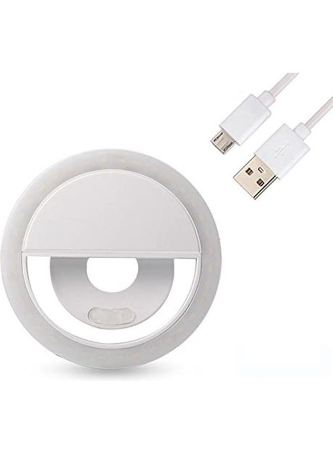 LED Selfie Ring Light White  - Image 1