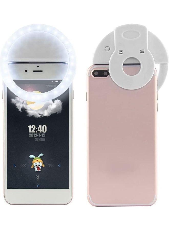 LED Selfie Ring Light White  - Image 4