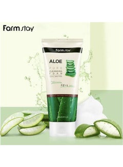 Farm Stay Aloe Pure Cleansing Foam -1 Pcs Mutlicolour 180ml  - Image 1