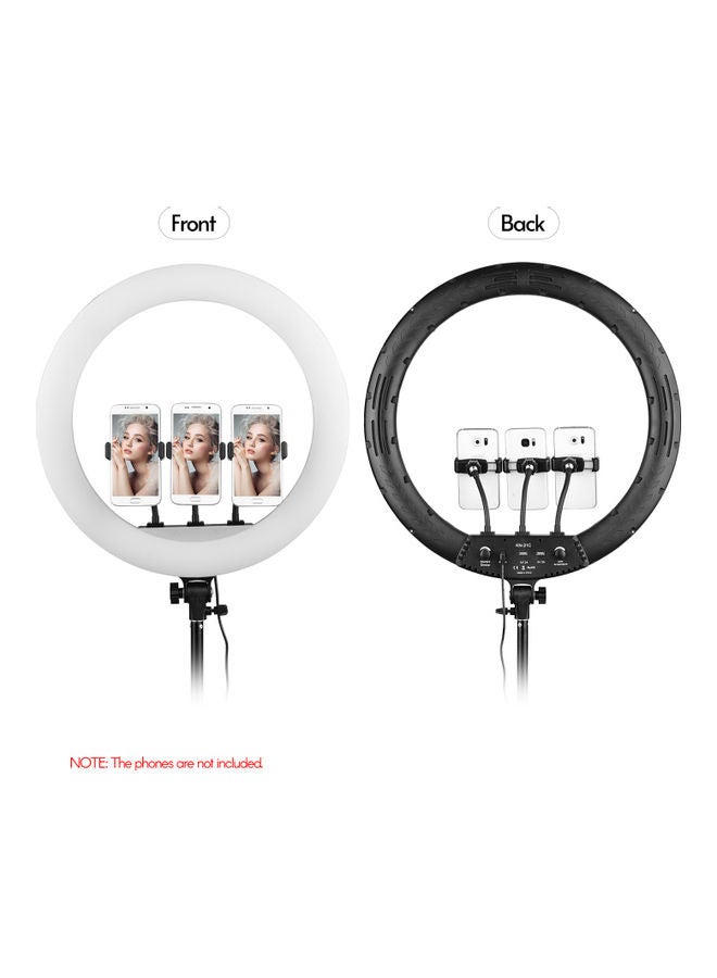 طقم مصابيح LED حلقية قابلة للتعتيم بدون خطوات مقاس 21 بوصة متعدد الألوان - Image 2