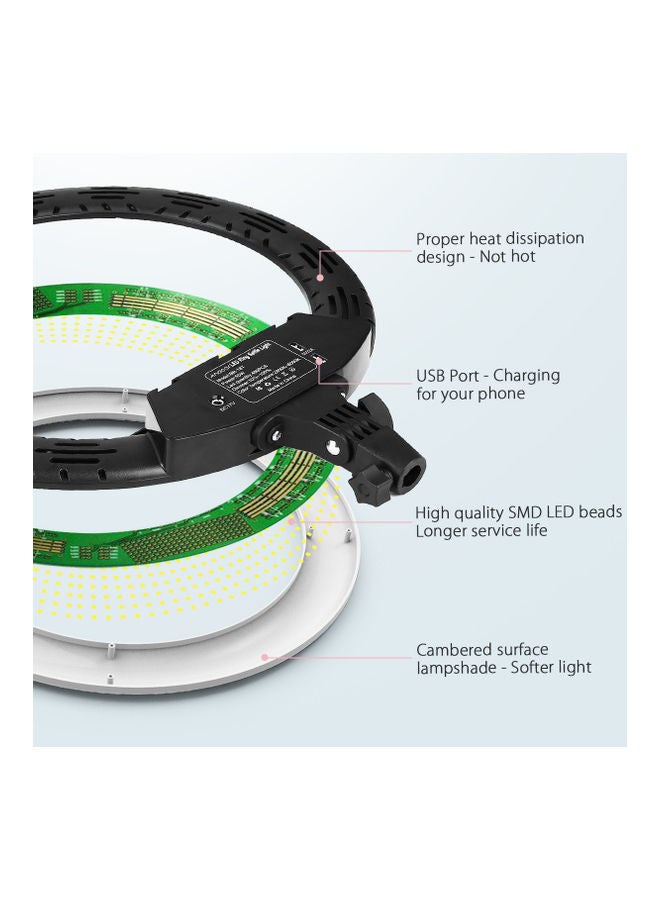 طقم مصابيح LED بتصميم حلقي الشكل متعدد الألوان - Image 3