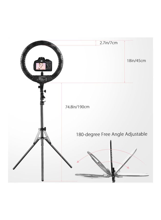 طقم مصابيح LED بتصميم حلقي الشكل متعدد الألوان - Image 4