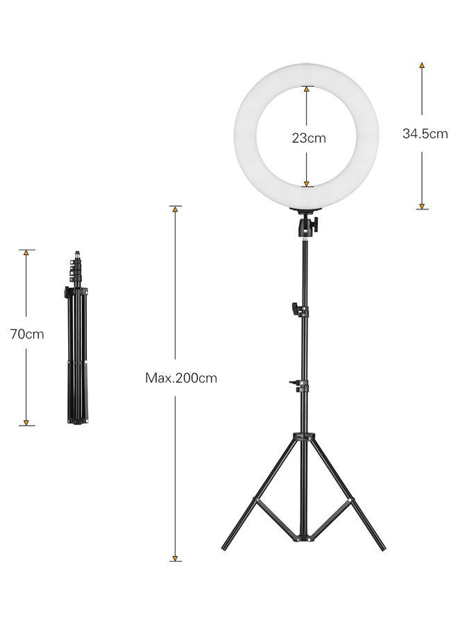 طقم مصباح LED بتصميم حلقي محمول متعدد الألوان - Image 4