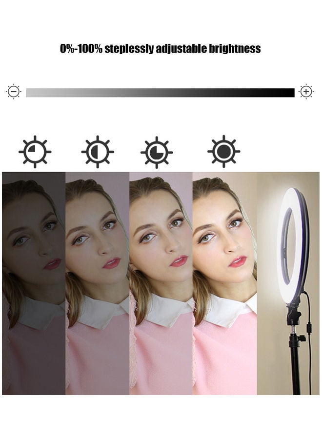 طقم مصباح LED بتصميم حلقي محمول متعدد الألوان - Image 5