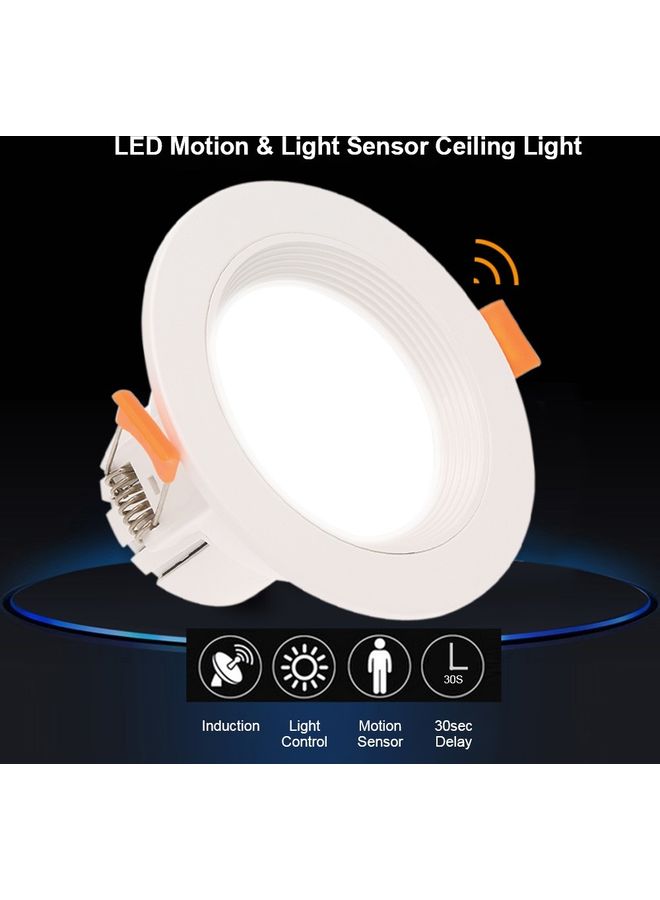 LED Motion Sensor Ceiling Light White