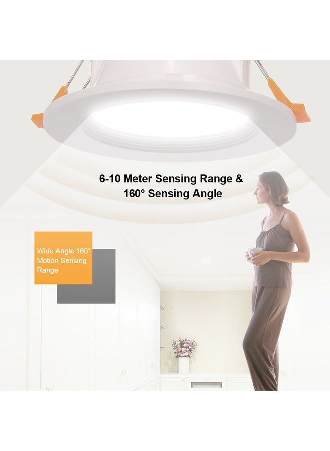LED Motion Sensor Ceiling Light White