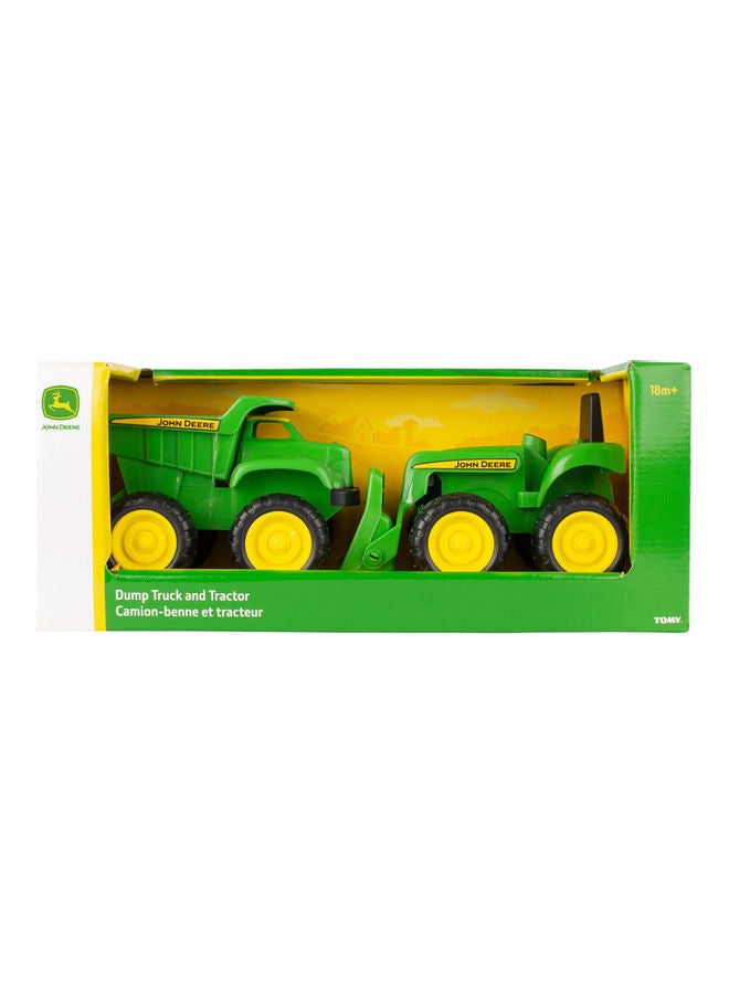 John Deere Dump Truck And Tractor 0.32 x 0.11 x 0.12cm  - Image 1