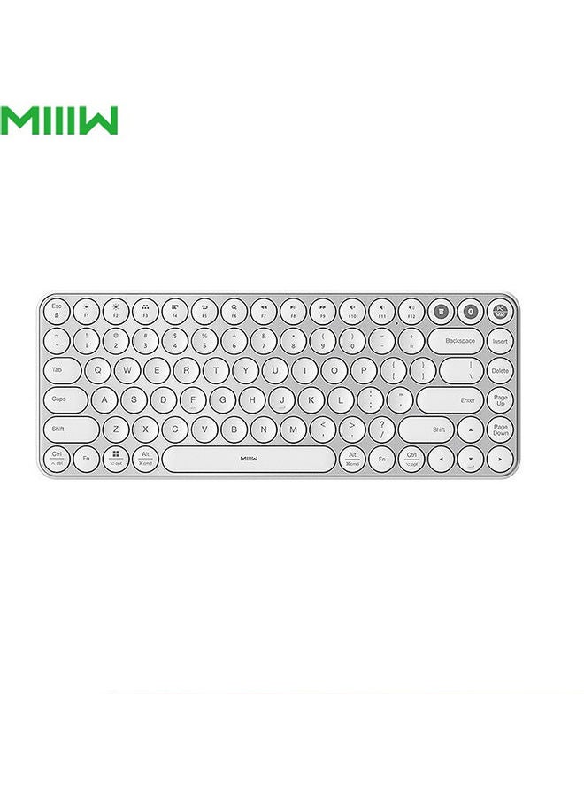 MIIIW Wireless Dual-Mode Mini Keyboard White  - Image 3