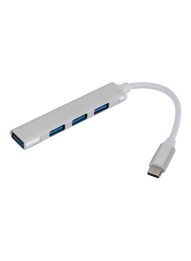 محول بيانات Type C ب4 منافذ USB 3.0 - Image 1