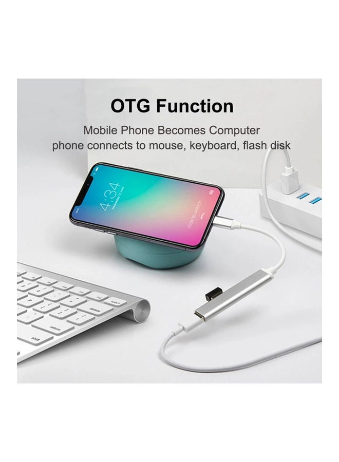 محول بيانات Type C ب4 منافذ USB 3.0 - Image 3