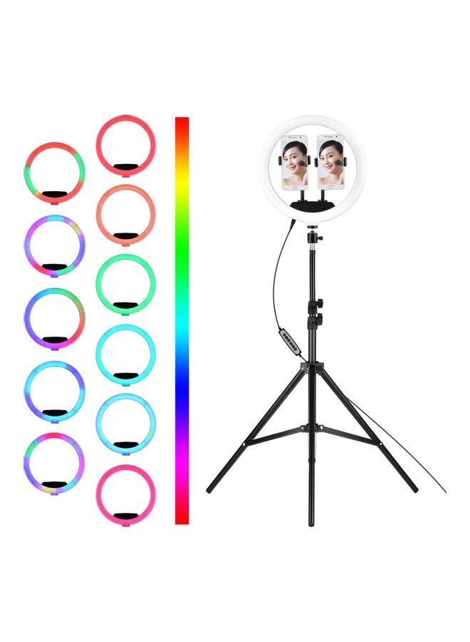 حلقة إضاءة بمصابيح LED متعدد الألوان - Image 1