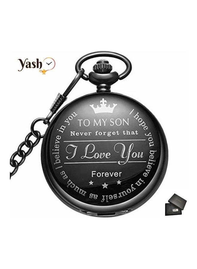 YASH - unisex I Love You Quartz Pocket Watch - Image 1