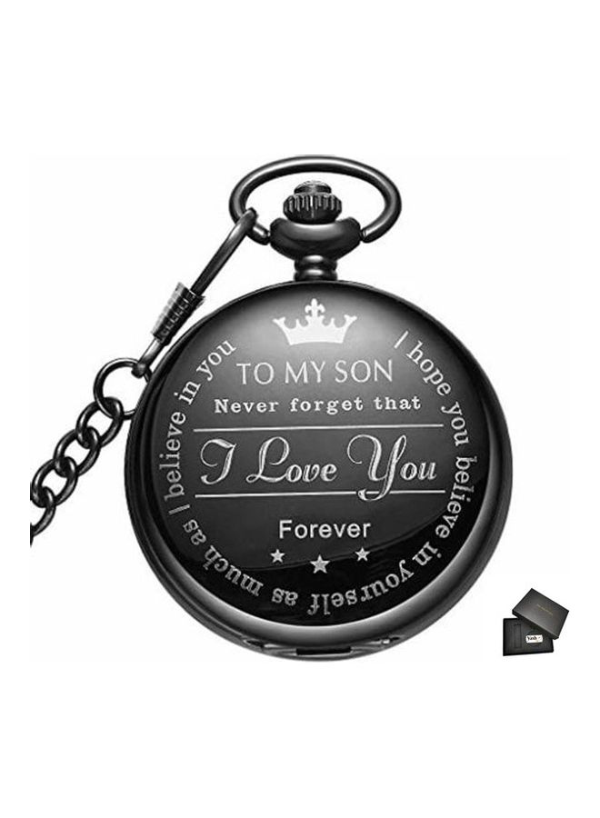 YASH - unisex I Love You Quartz Pocket Watch - Image 1