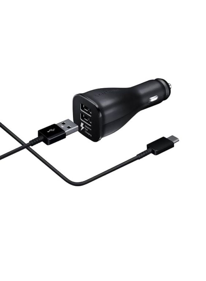 Samsung - Fast Charging Dual Car Charger Type C - AFC CLA 15W, USB Type-C - Image 1