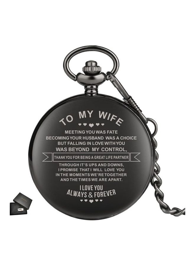 YASH - I Love You Quartz Pocket Watch - Image 1