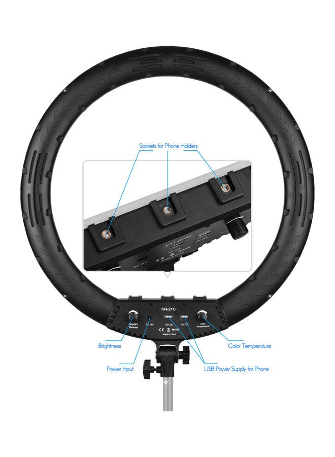 طقم حلقة إضاءة LED مقاس 21 بوصة متعدد الألوان - Image 3