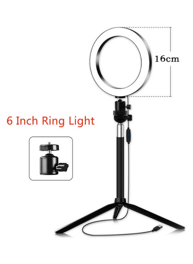 Professional Photography LED Ring Light Set Black - Image 2