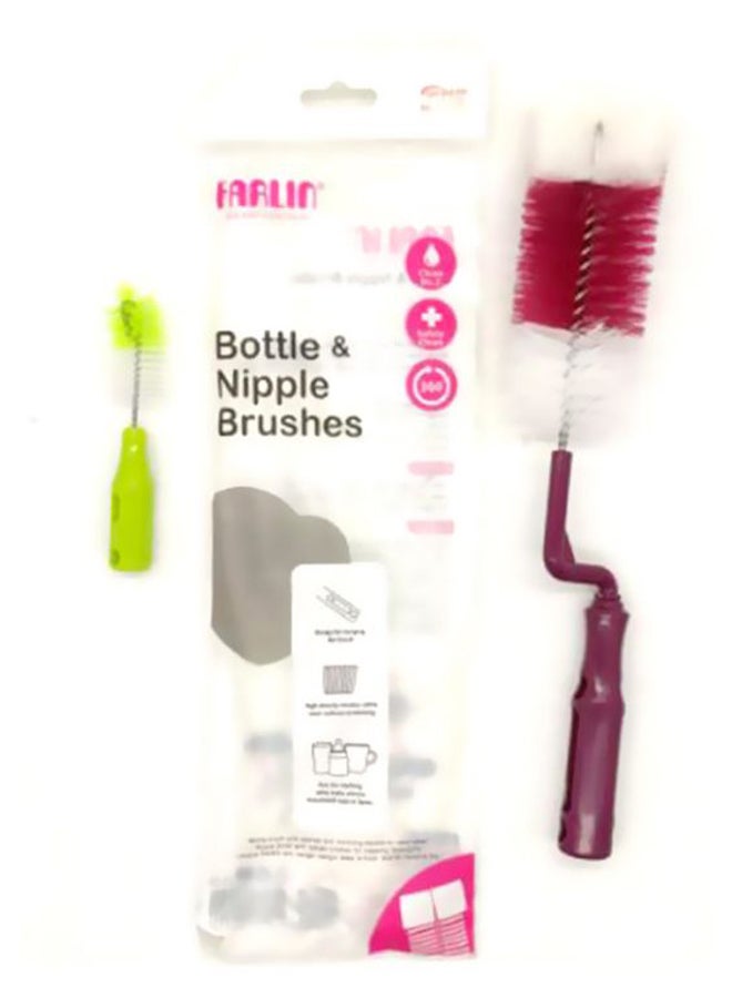 فارلين فرشاة لزجاجة الرضاعة مع فرشاة للحلمة - Image 2