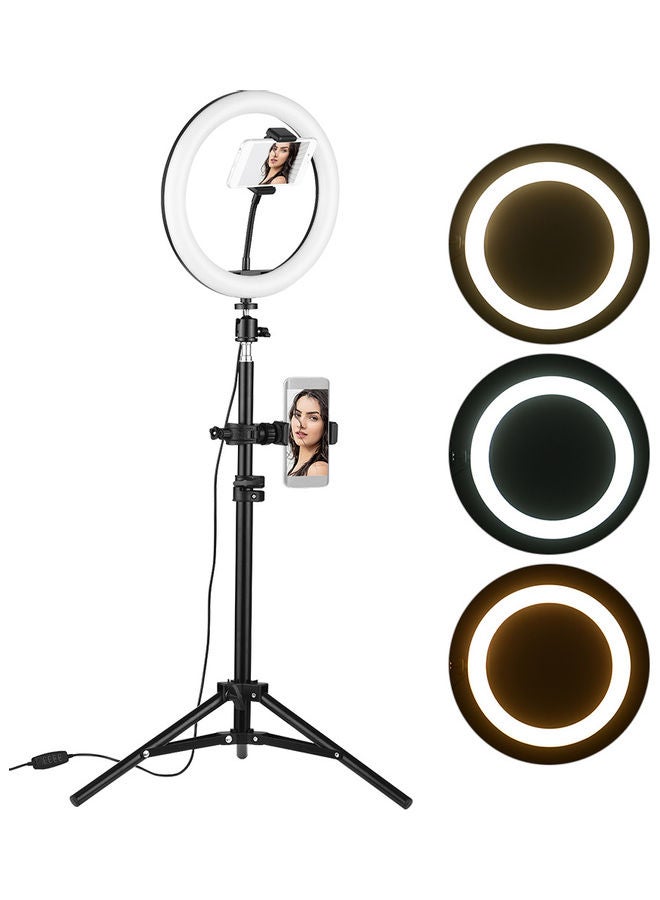 Desktop LED Ring Light Kit Black/White  - Image 2