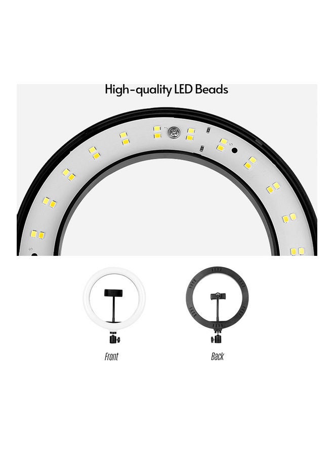10-Inch LED RGB Dimmable Ring Light Set Multicolour - Image 3