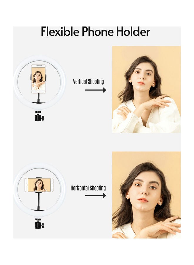 10-Inch LED RGB Dimmable Ring Light Set Multicolour - Image 5