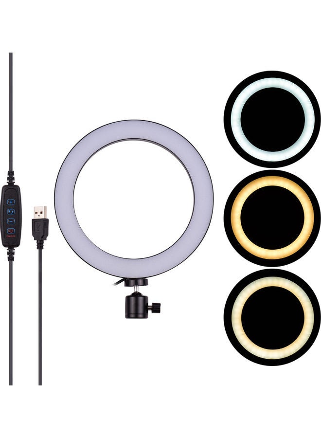 طقم حلقة إضاءة LED للتصوير الاحترافي أسود/ أبيض - Image 1