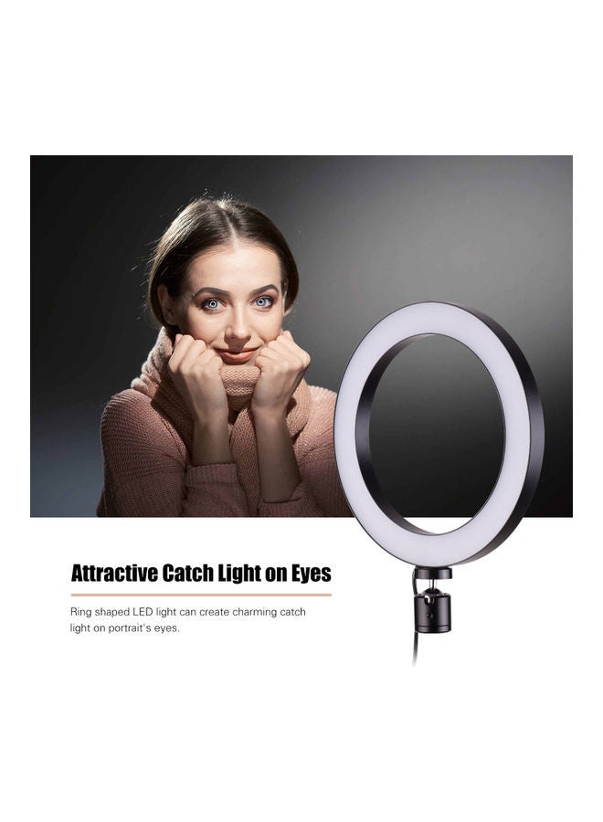 طقم حلقة إضاءة LED للتصوير الاحترافي أسود/ أبيض - Image 3