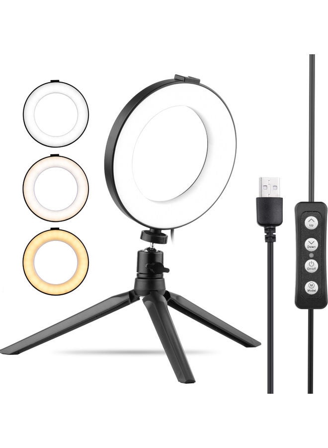 طقم حلقة إضاءة LED قابلة للتعتيم مقاس 6 بوصات متعدد الألوان - Image 1