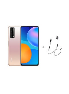 HUAWEI Y7A Dual SIM Arabic Blush Gold 4GB RAM 128GB 4G LTE With AM61 Headphones Lite Amber  - Image 1