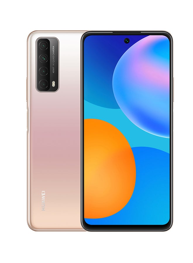 HUAWEI Y7A Dual SIM Arabic Blush Gold 4GB RAM 128GB 4G LTE With AM61 Headphones Lite Amber  - Image 2